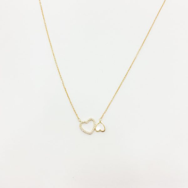 Yanyana kalp sedefli