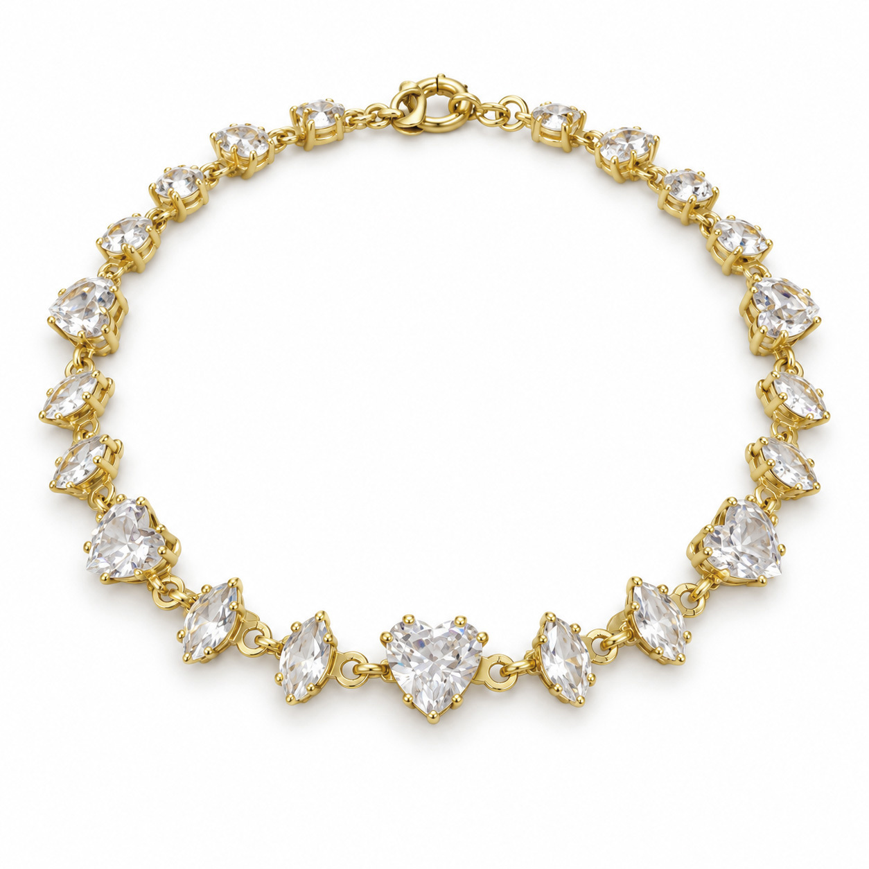 Xuping Gold Zincir Bileklik 185 × 4 mm – Model 0426