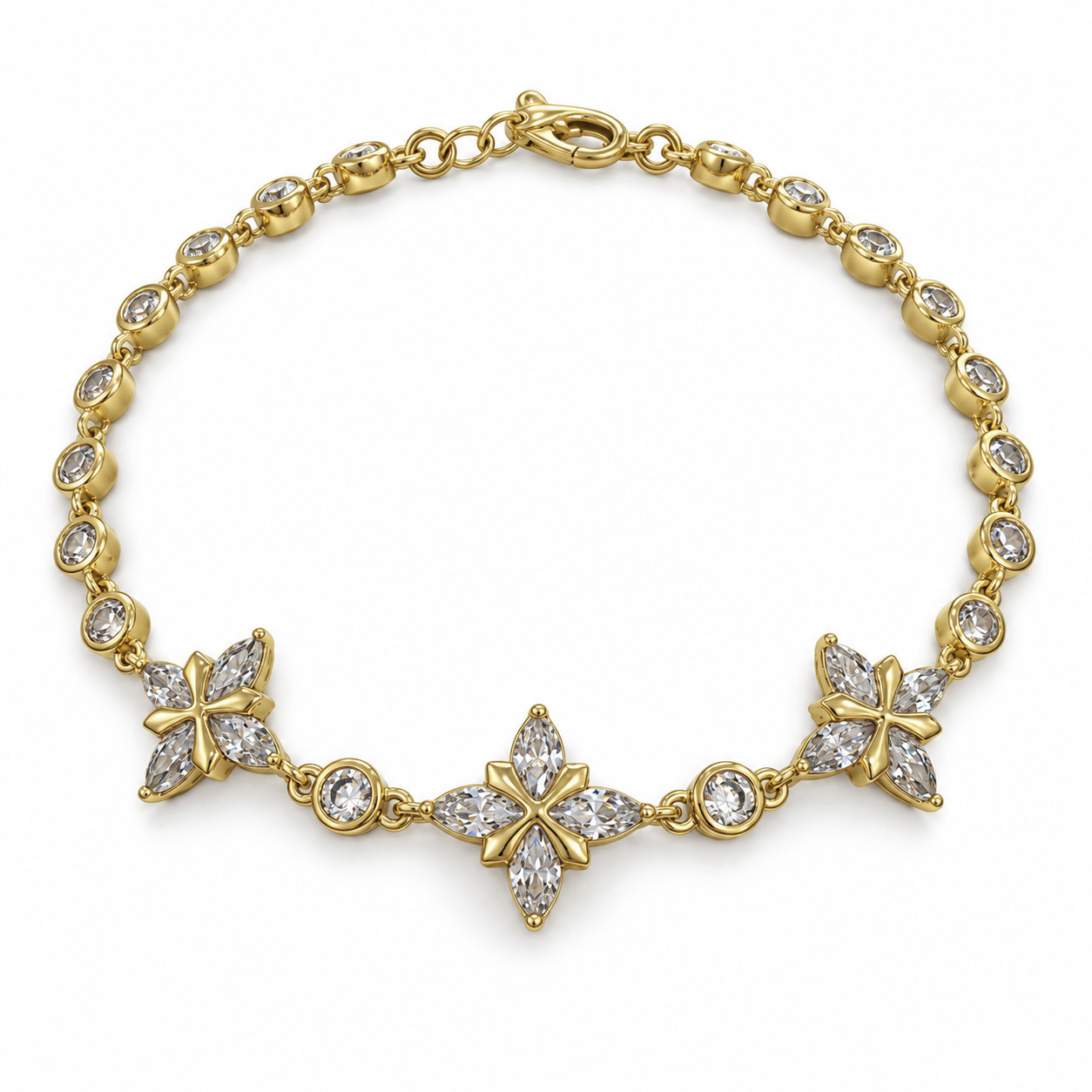 Xuping Gold Zincir Bileklik 185 × 10 mm