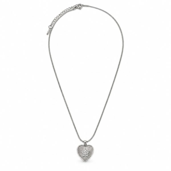 Kalp İçinde Yıldız Silver Kolye