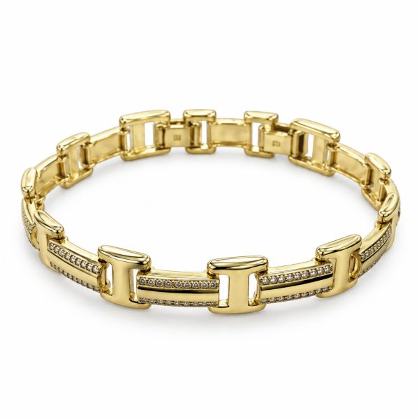 Xuping Gold Zincir Bileklik 185 × 9 mm – Model 0433