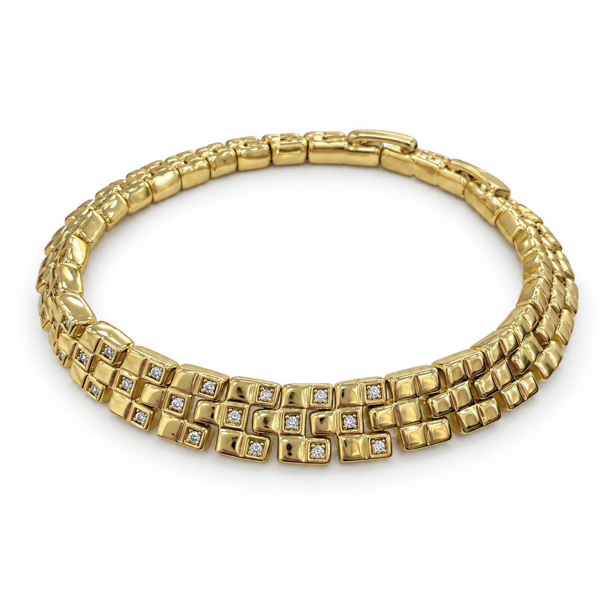 Xuping Gold Zincir Bileklik 185 × 8 mm – Model 0396