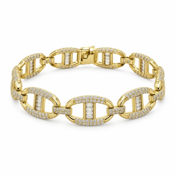 Xuping Gold Zincir Bileklik 185 × 12 mm