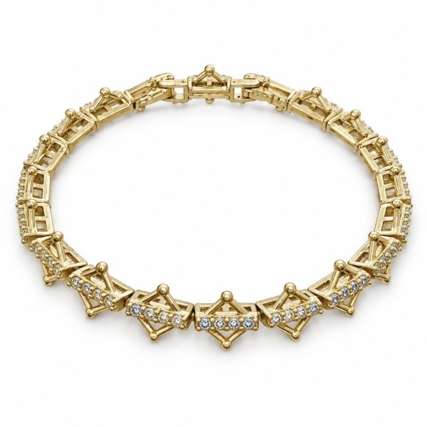 Xuping Gold Zincir Bileklik 185 × 4 mm – Model 0424