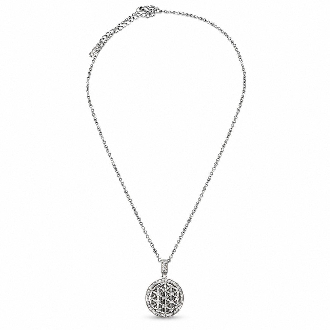 Şans Çiçeği Silver Kolye