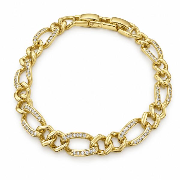 Xuping Gold Zincir Bileklik 185 × 8 mm – Model 0398