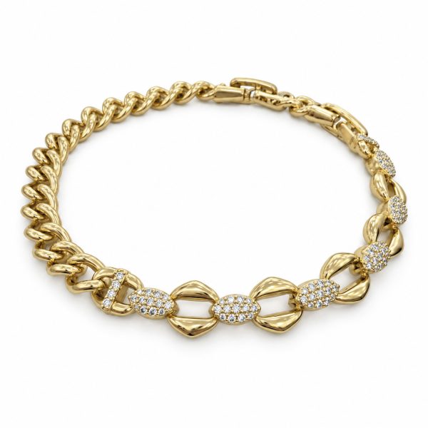 Xuping Gold Zincir Bileklik 185 × 7 mm
