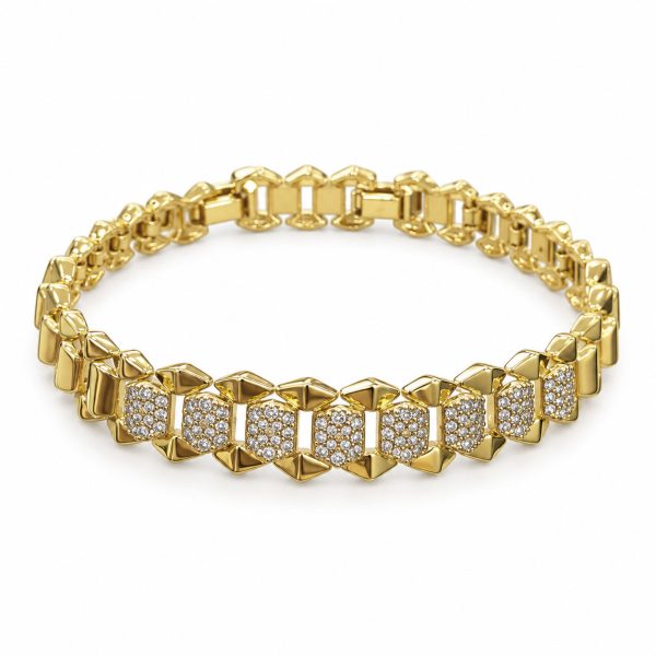 Xuping Gold Zincir Bileklik 195 × 9 mm