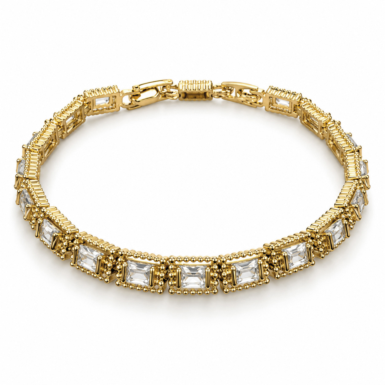 Xuping Gold Zincir Bileklik 180 × 8 mm – Model 0440