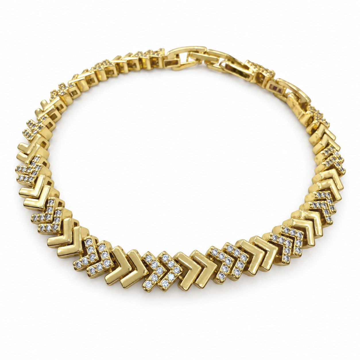 Xuping Gold Zincir Bileklik 185 × 9 mm – Model 0434